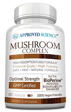 Approved Science® Mushroom Complex Risk Free Bottle