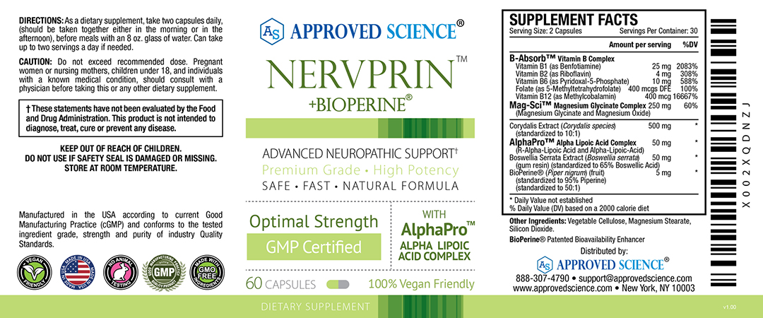 Nervprin™ Supplement Facts
