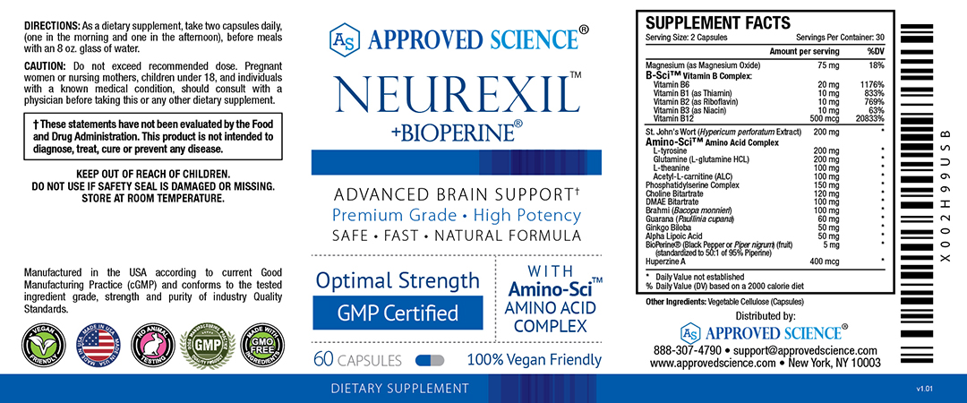Neurexil™ Supplement Facts