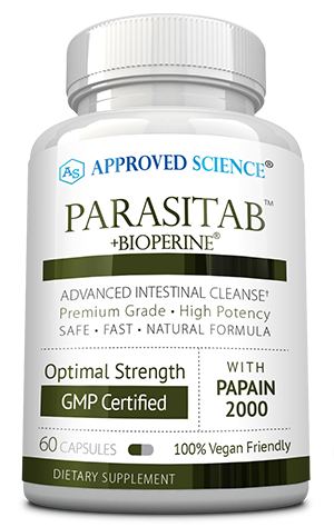 Parasitab™ ingredients bottle