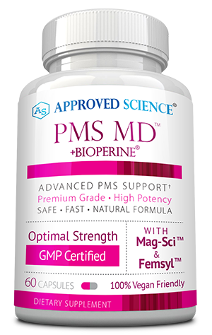 Approved Science® PMS MD™ ingredients bottle