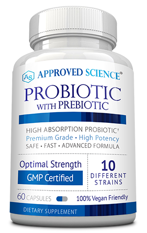Approved Science® Probiotic ingredients bottle