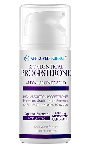 Approved Science® Progesterone Cream ingredients bottle