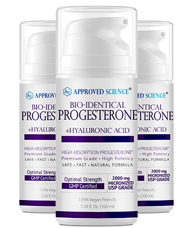 Approved Science® Progesterone Cream Main Bottle