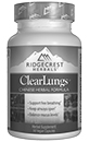 Ridgecrest Herbals ClearLungs® Bottle