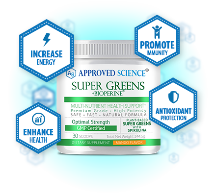 Approved Science® Super Greens Bottle Plus