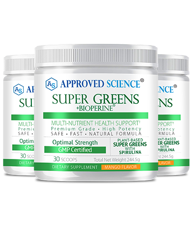 Approved Science® Super Greens Bottle