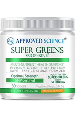 Approved Science® Super Greens Risk Free Bottle