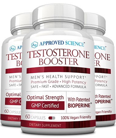 Approved Science® Testosterone Booster Main Bottle