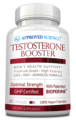 Approved Science® Testosterone Booster Risk Free Bottle