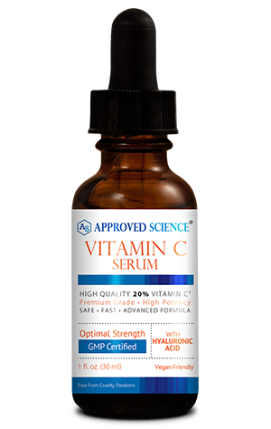 Approved Science® Vitamin C Serum ingredients bottle