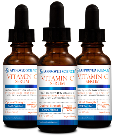 Approved Science® Vitamin C Serum Bottle