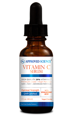 Approved Science® Vitamin C Serum Risk Free Bottle