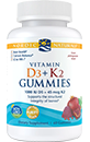 Nordic Naturals Vitamin D3+K2 Gummies Bottle