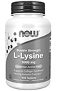 NOW Foods L-lysine Bottle