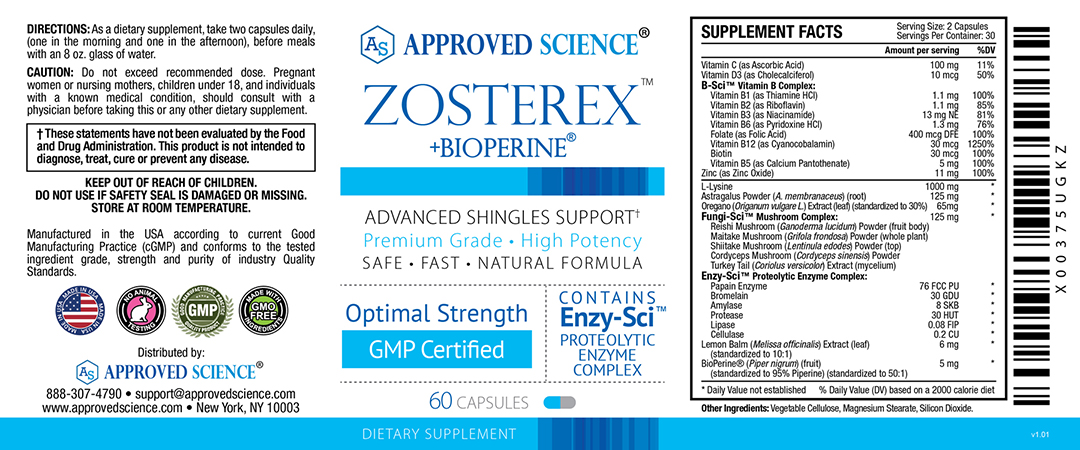 Zosterex™ Supplement Facts